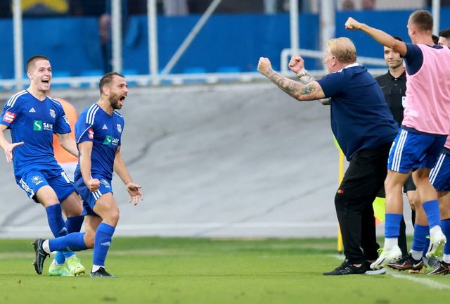 Pasariček slavi gol za 3-0. Sanjin Strukić/Pixsell